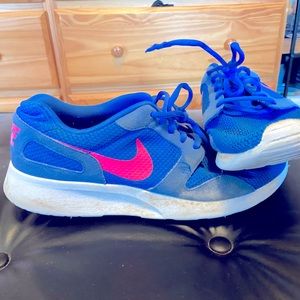 Nike blue and pink women’s sneakers